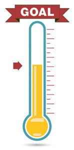 Duck Day Race Goal Thermometer