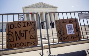 Supreme Court Homeless Decision - Photo credit Bloomberg