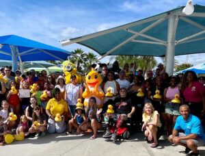Photo from Duck Day - volunteers and attendees