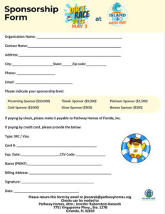 sponsorship form
